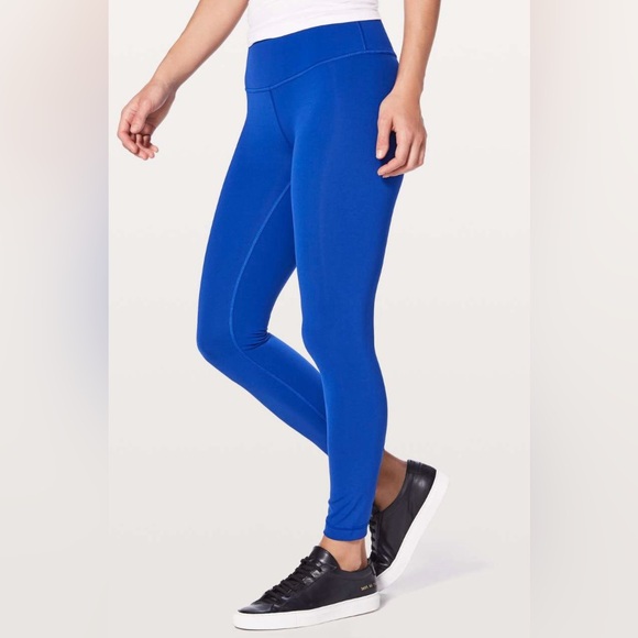 lululemon athletica Pants - Lululemon Wunder Under HR 7/8 Tight 25" Full-On Luxtreme Jet Stream Size 10